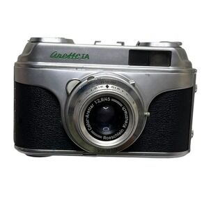 Vintage Arette IB 1950s 35mm‎ Film Camera With Leather Case - UNTESTED FOR PARTS